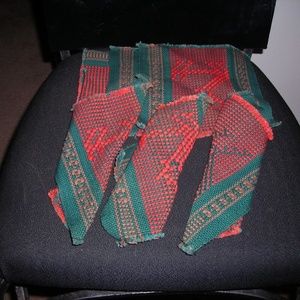 6 Hand woven napkins,Guatemala 7.5 '' x 7"